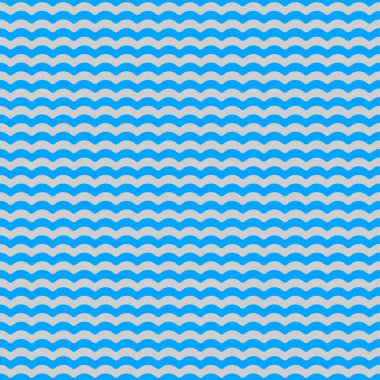 Modaya uygun mavi ve gri dalgalar pürüzsüz desen. Kapak tasarımı, duvar kağıdı, dergi ve afişler için minimalist geometrik arkaplan.