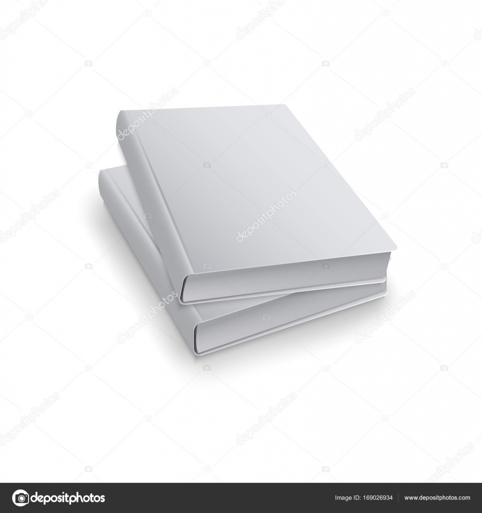 Download Livro realista com tampa branca. Mock Up de livros ...