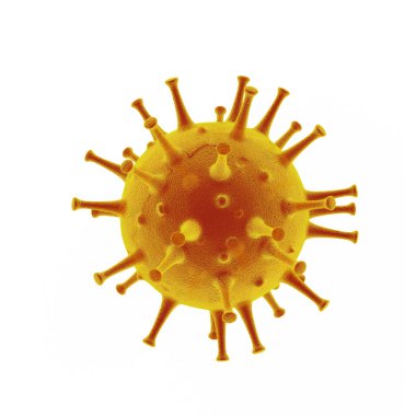 İllüstrasyon korona virüsü. Viral enfeksiyon kronik hastalıklara neden oluyor. H1n1, Hepatit virüsleri, Grip, AIDS. 3D Hazırlama Virüsü.