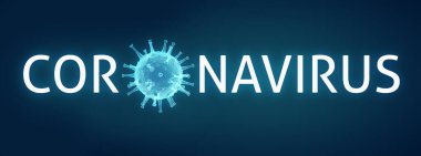 Roman Coronavirus 2019-nCoV, Virüs Covid 19-NCP. Gerçekçi 3 boyutlu illüstrasyon