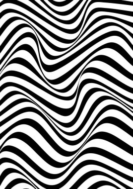 Siyah beyaz çizgili arka plan. Vektör illüstrasyonu