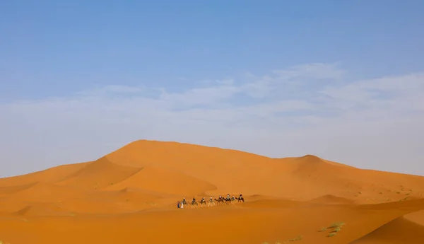 Szahara Legnagyobb Száraz Sivatag Világon Csillagok Marokkóban Keveréke Homok Szikla — Stock Fotó
