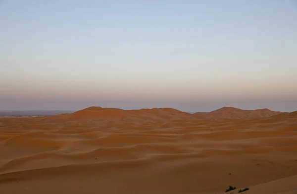 Saara Maior Deserto Árido Mundo Estrelas Marrocos Com Uma Mistura — Fotografia de Stock