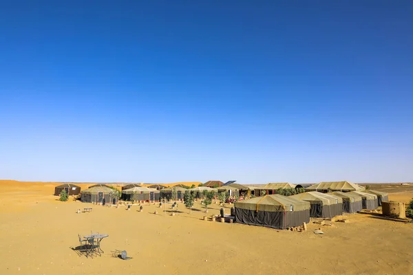 Sahara Grand Désert Aride Monde Étoiles Maroc Avec Mélange Sable — Photo