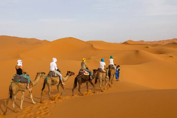 Die Sahara Ist Eine Der Größten Trockenen Wüsten Der Welt — Stockfoto