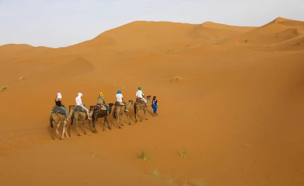 撒哈拉沙漠是世界上最大的干旱沙漠之一 — 图库照片