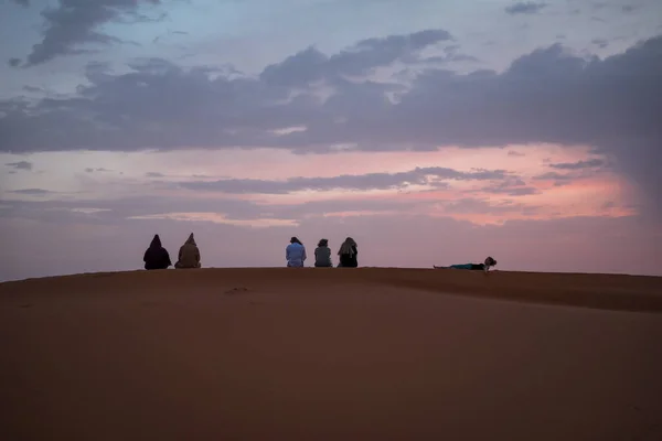 Deserto Saara Merzouga Marrocos — Fotografia de Stock