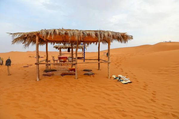 Sahara Largest Arid Desert World Stars Moroccowith Mixture Sand Rock — Stock Photo, Image