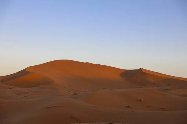 Saara Maior Deserto Árido Mundo Estrelas Marrococom Uma Mistura Areia — Fotografia de Stock