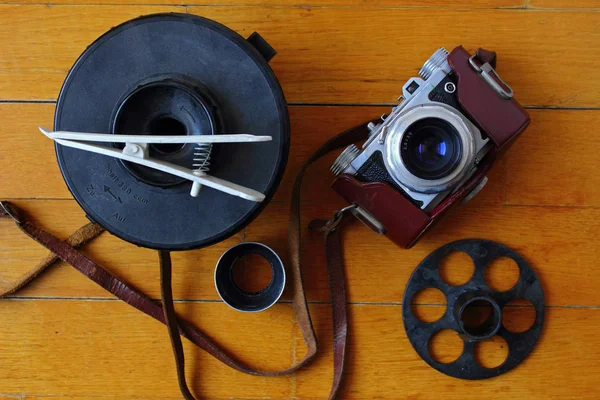 Analog photography equipment — Stock Photo, Image