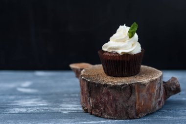 Şeker krem ile cupcakes