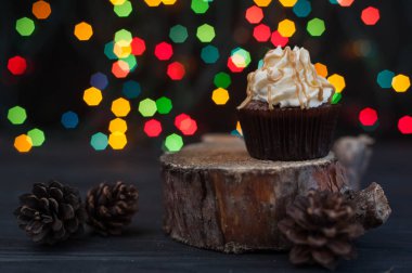 Şeker krem ile cupcakes