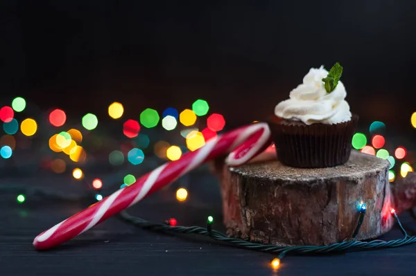 Şeker krem ile cupcakes