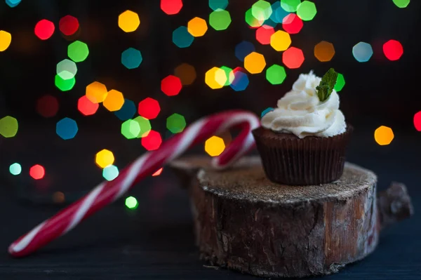 Şeker krem ile cupcakes