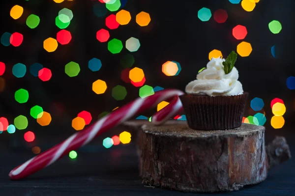 Şeker krem ile cupcakes