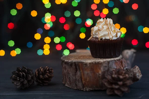 Şeker krem ile cupcakes