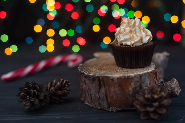 Şeker krem ile cupcakes