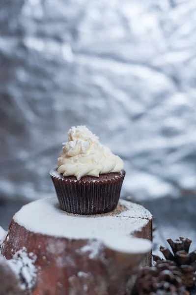 Şeker krem ile cupcakes