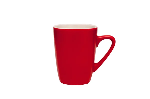 Röd kaffekopp Royaltyfria Stockfoton