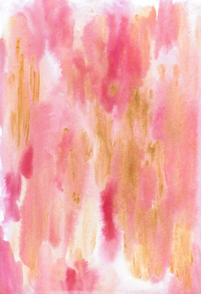 Aquarela pintura abstrata em rosa, cores vermelhas . — Fotografia de Stock