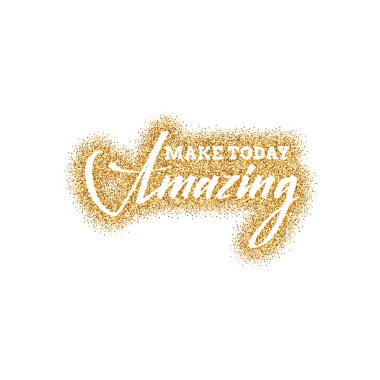 Amazing. Calligraphy gold paint, similar to the foil . Unique Custom Characters. Hand Lettering for Designs. Modern brush handwriting Typography. clipart