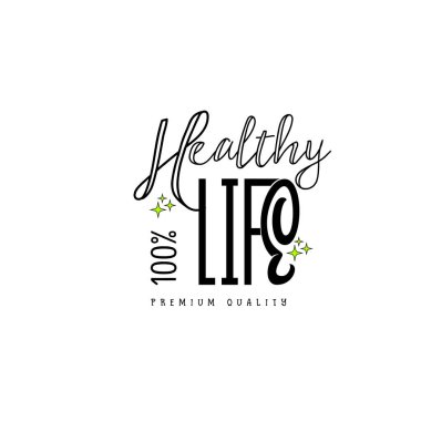 -Kozmetik logo Sticker, damga, logo - tasarım için tasarım, bir parçası olarak yapılmış eller rozet. Çiçek öğeleri, hat ve yazı kullanımı ile