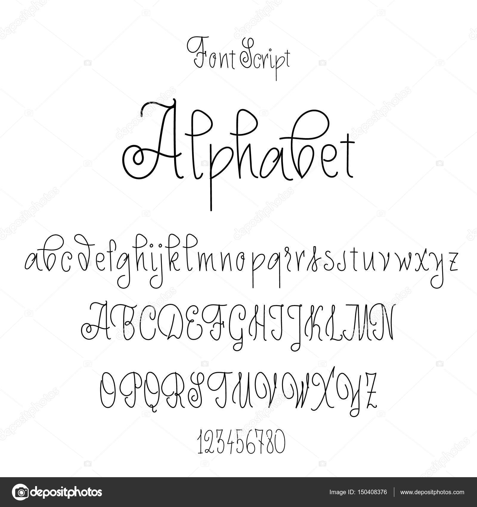 calligraphy handwriting font