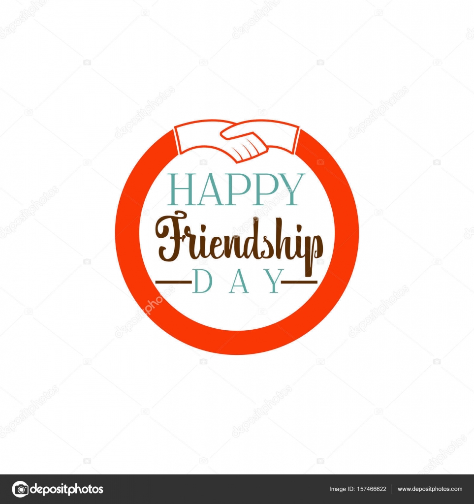 Glucklicher Tag Der Freundschaft Vektor Typografische Farbenfrohe Gestaltung Anstecker Fur Ihre Urlaubspostkarten Poster Vektorgrafik Lizenzfreie Grafiken C Zao4nik 157466622 Depositphotos