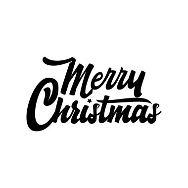 Mutlu Noeller, el yazısıyla yazılmış yazı, yazı tasarım kartı şablonu yaratıcı tipografi için tatil tebrik hediye Poster ile xmas rozeti