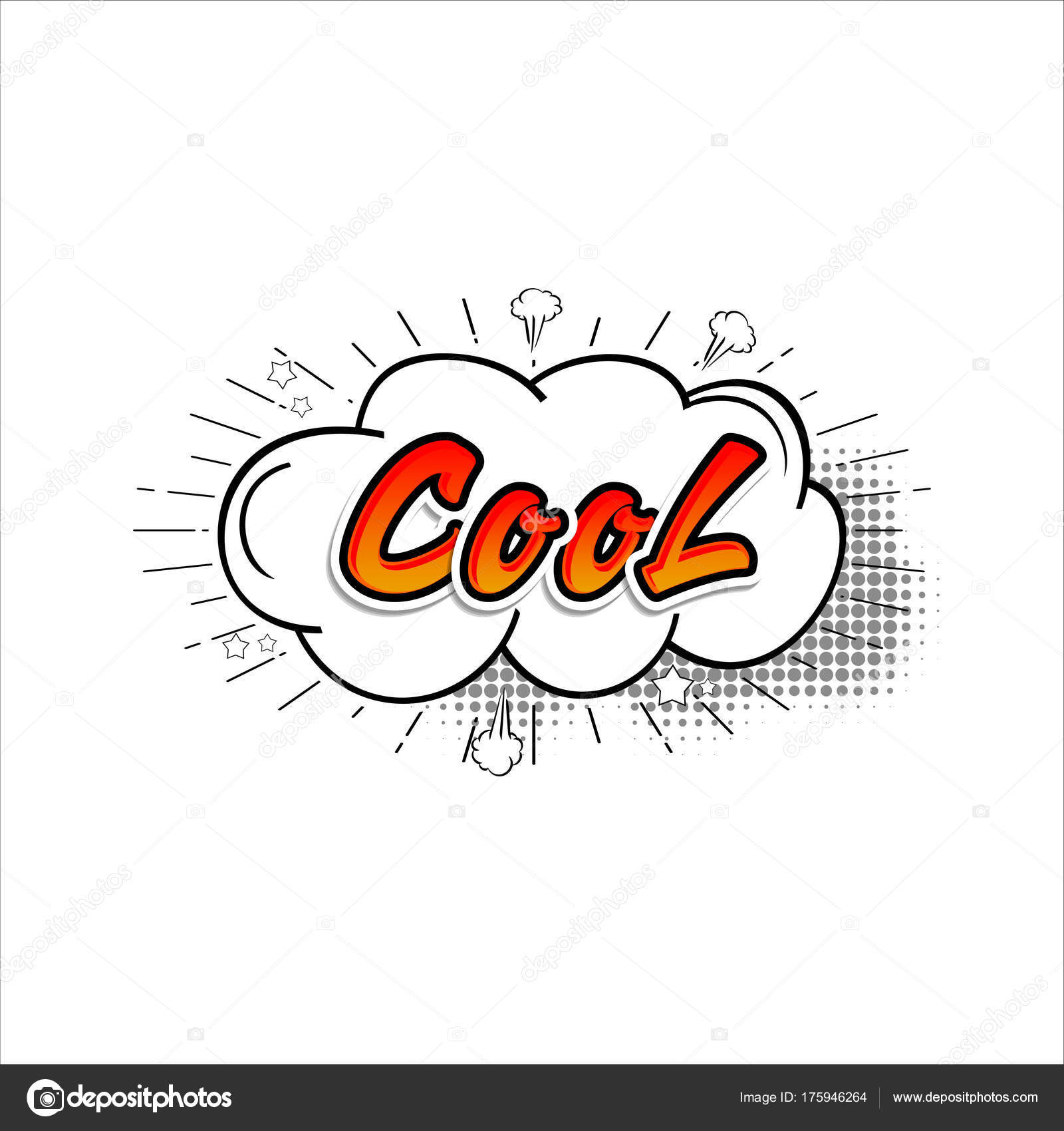 Comic Collection Word Cool Colored Sound Chat Text Effects Pop Art Vector Style 3d Font Comic Collection Word Cool Colored Sound Chat Text Effects Pop Art Vector Style 3d Font
