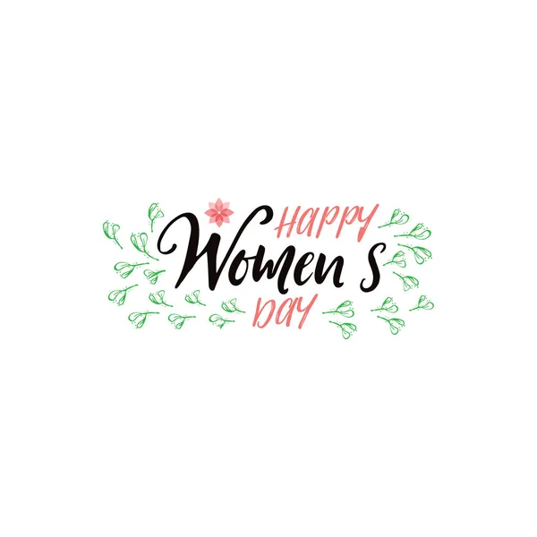 Happy womens day. Minimalist design - badge, sticker, for gifts for the spring holiday, for postcards, corporate styles, for holiday sales. — Stock Vector