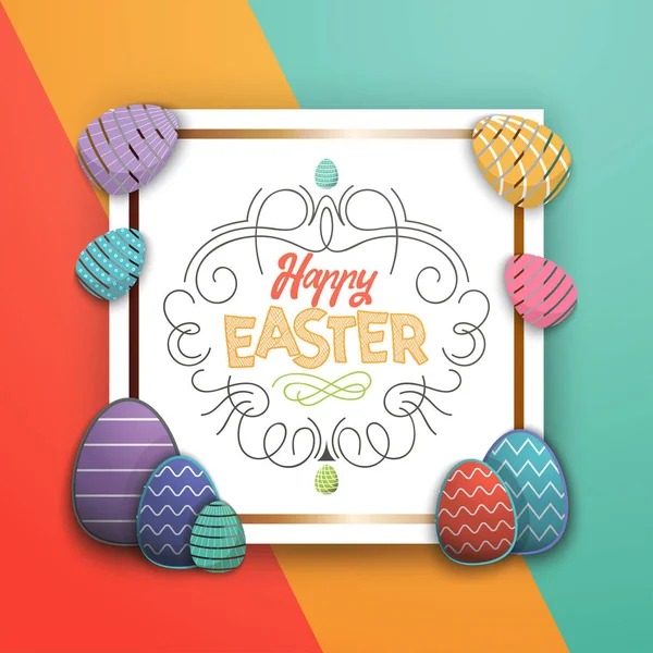 Printemps - Pâques est un beau badge, comme un autocollant pour les réseaux sociaux . — Image vectorielle