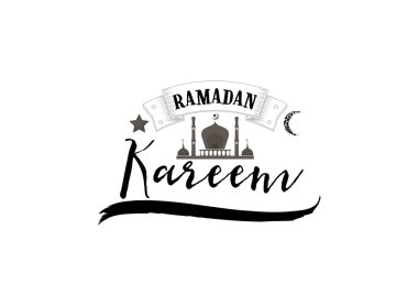 Ramazan Kareem Mübarek banner kartpostal ve diğer kullanımlar için.