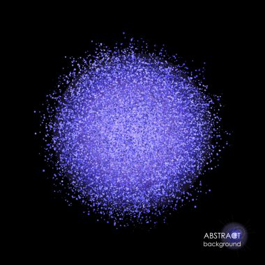 Cloud-of-Dust-and-Light-on-Black-background