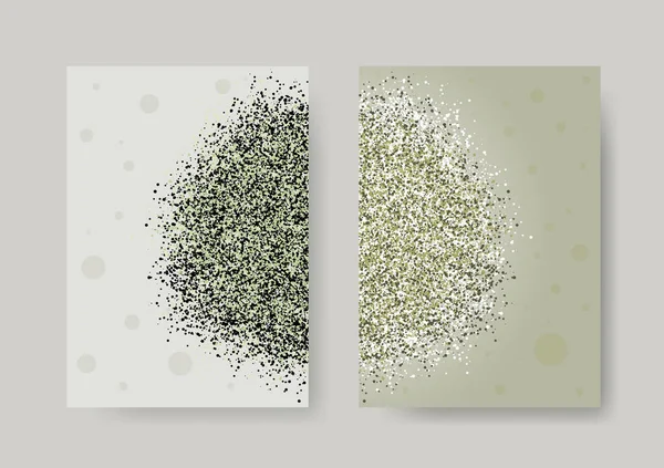 Banner-cover-flyer-dust-cloud-sand-glitter-A4-01 — Wektor stockowy