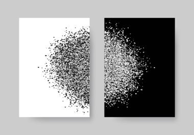 Banner-cover-flyer-dust-cloud-sand-glitter-A4-black-white
