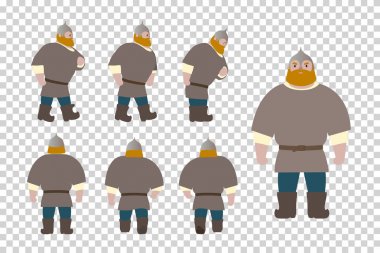 set-cartoon-character-Russia-hero-old-national-legends-04 clipart