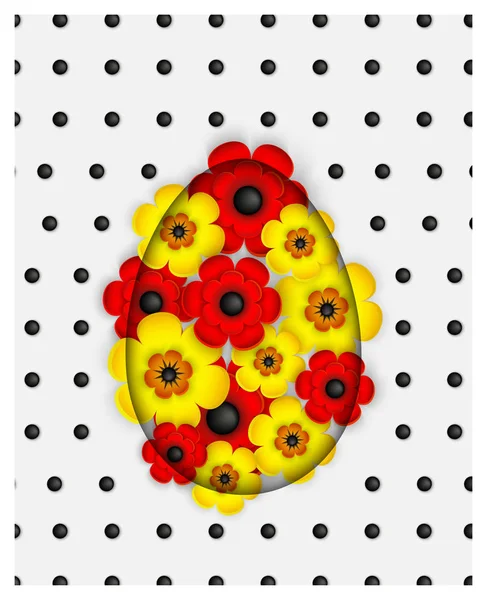 Пасхальное яйцо-логотип-3D-приветствие-9 — стоковый вектор