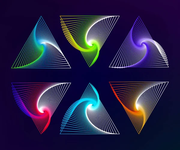 Abstract-veelhoekige-element-logo — Stockvector