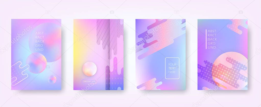Set Rainbow Universal Cards A4