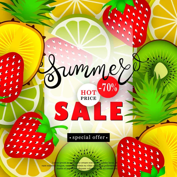 Sale-Summer-Fruit-Advertisemen-Discounts-03 — Διανυσματικό Αρχείο