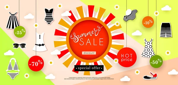 Sale-Summer-Fruit-Advertisemen-Discounts-Shoes-Clothing-01 — Stock vektor