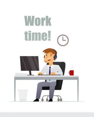 Ofis, iş, iş, iş, Freelancer, adam