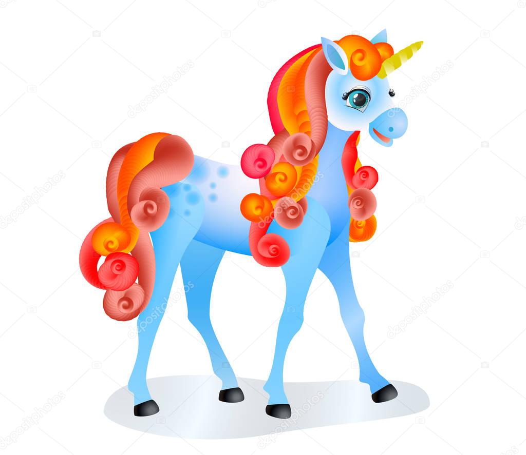Unicorn Pony Isolated Cartoon Magic