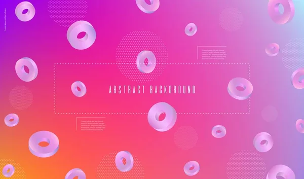 Abstraktní rozostřeného pozadí 3d dynamické tvary fialový pastel vzor pro kreativní design vektor — Stockový vektor