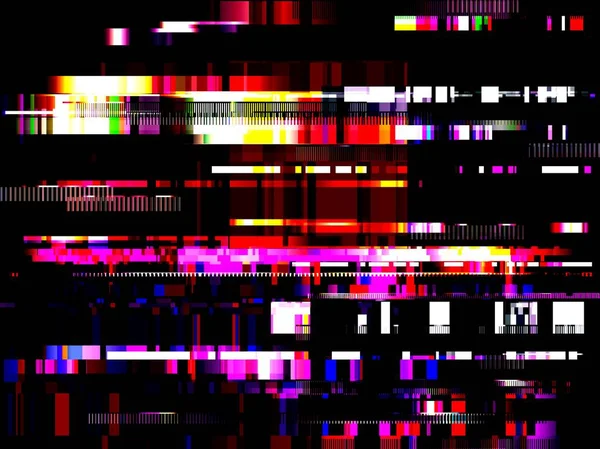 Glitch Error signal TV Failure computer Abstract blurred background with technology malfunction Vector — Stock Vector