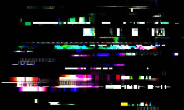 Aksaklık hata sinyali Tv arıza bilgisayar soyut ile teknoloji arıza vektör arka plan bulanık