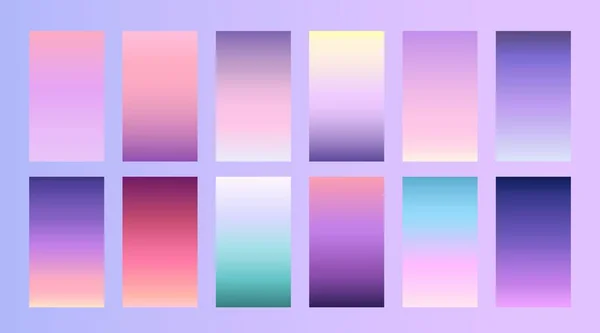 Weiche Farbe Hintergrund trendige Bildschirm-Vektor-Design für Zielseite, Smartphone, mobile App — Stockvektor