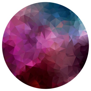 renkli geometrik desen, üçgen poligon tasarım, vektör arka plan