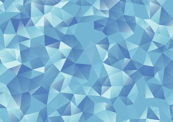 Vetor Fundo Gradiente Geométrico Azul Abstrato Vetor Polígonos Triângulo Ilustração — Vetor de Stock